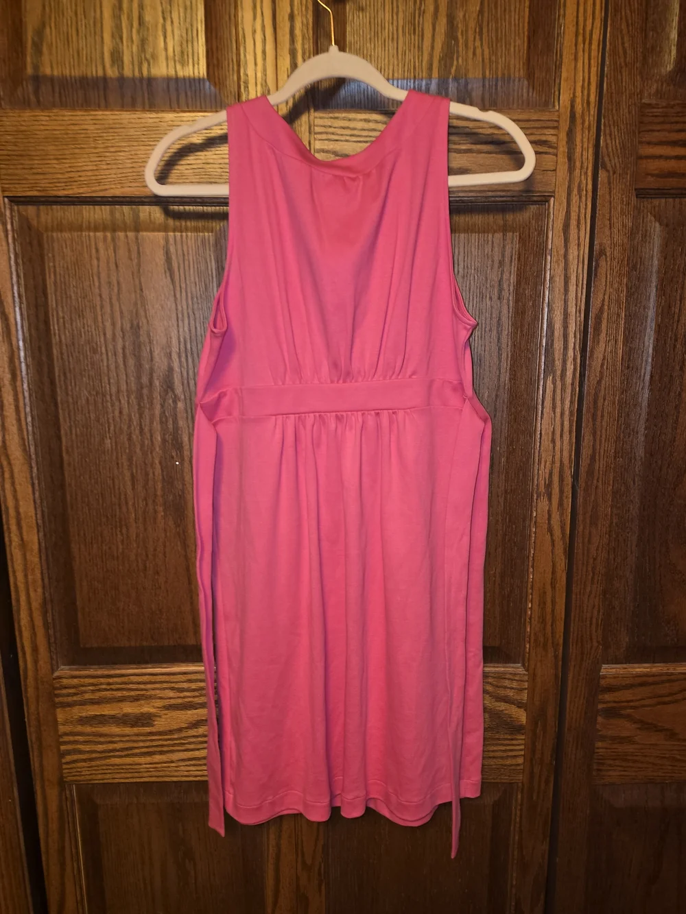 Women’s Pink Sleeveless Shift Dress - Brand Unspecified
